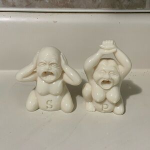 Vintage Salt and Pepper Shakers  Nude Parody